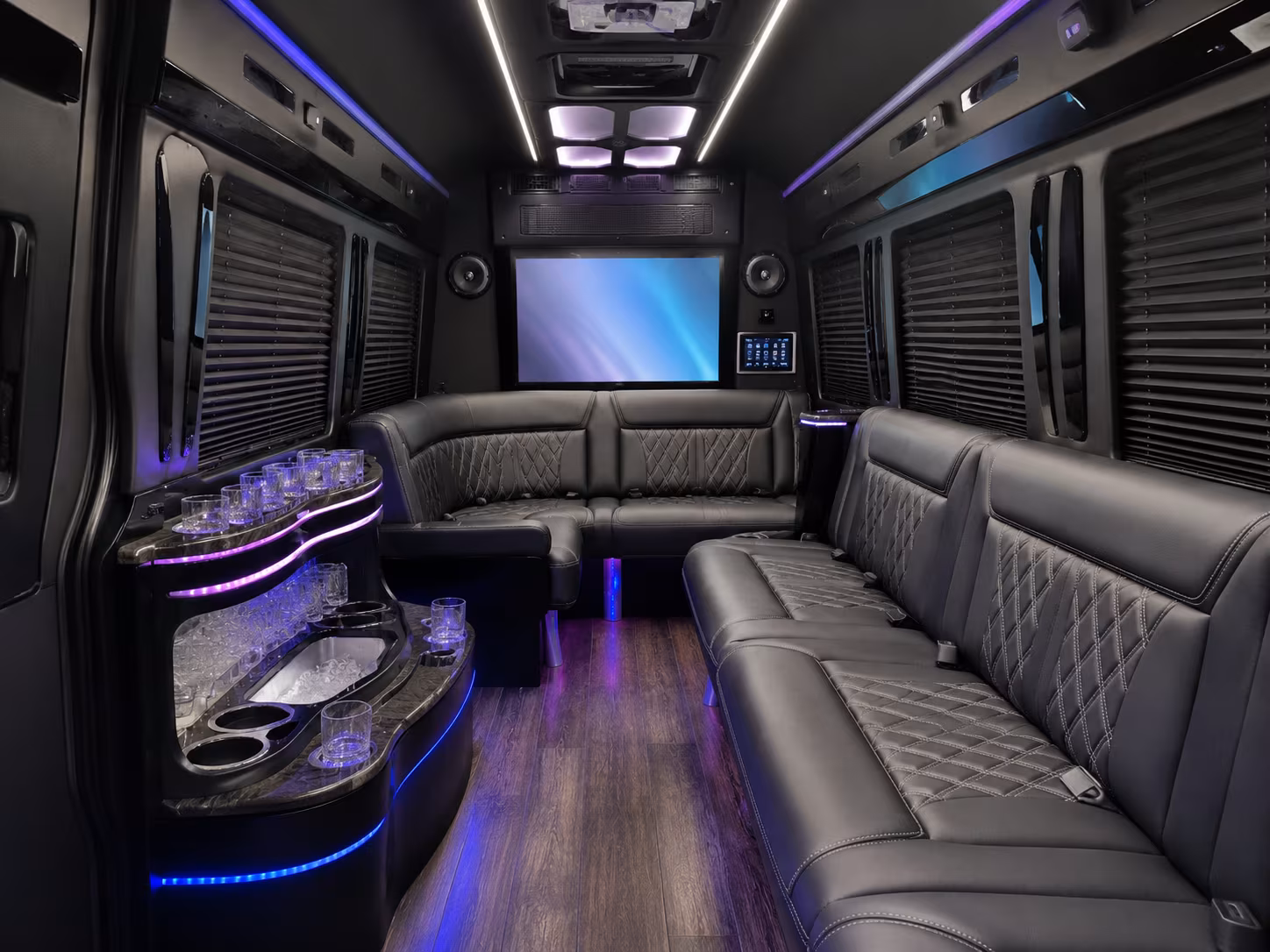prom night buses for coconut creek and monarch high school groups
